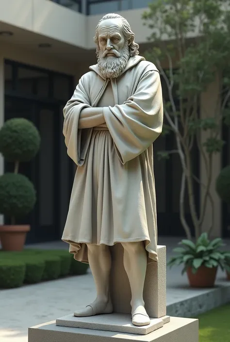 STATUE OF SOME INTELLIGENT PHILOSOPHER
