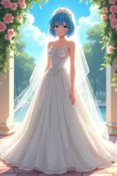 Make me Bulma in a wedding dress 
