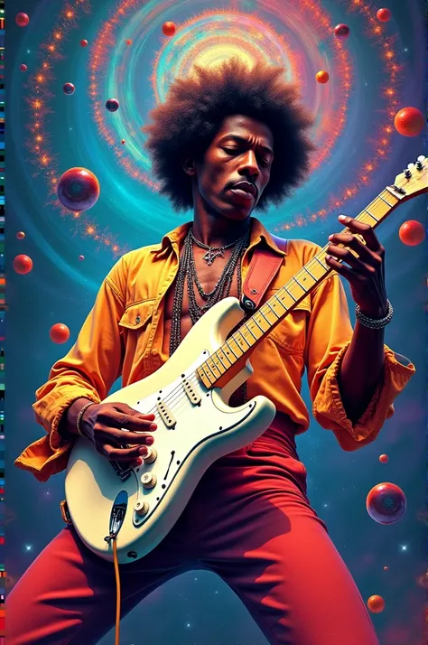 Jimi Hendrix psychedelic