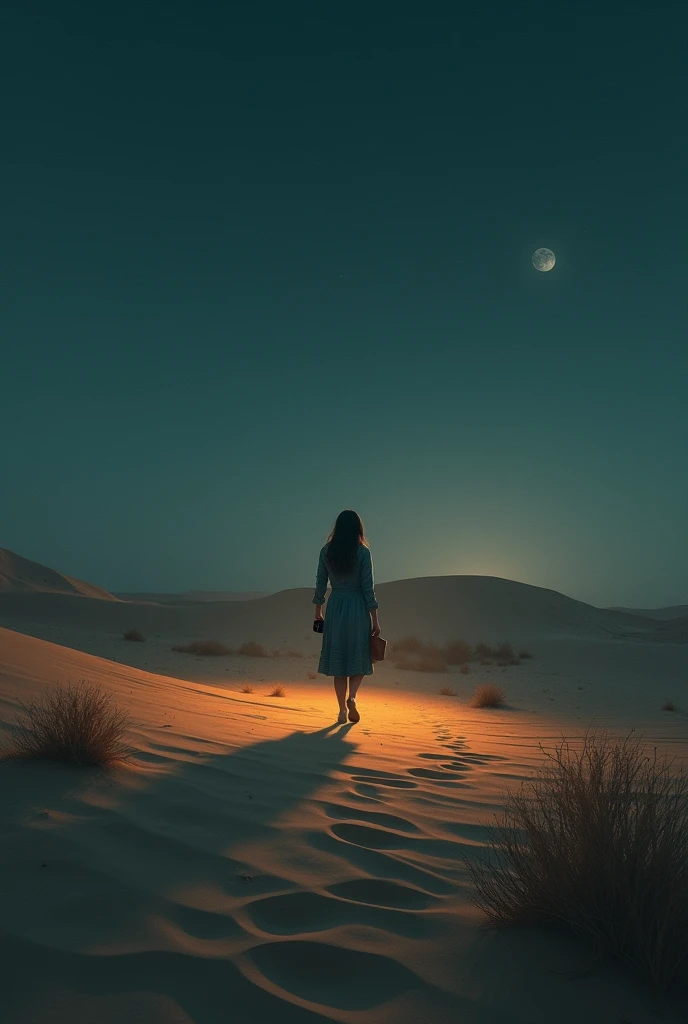 On the fourth night, Olivia decided to explore the desert herself. Armed with her camera and notebook, she ventured into the sands as the sun dipped below the horizon. The desert was eerily quiet, save for the soft whisper of the wind. But as she walked fu...