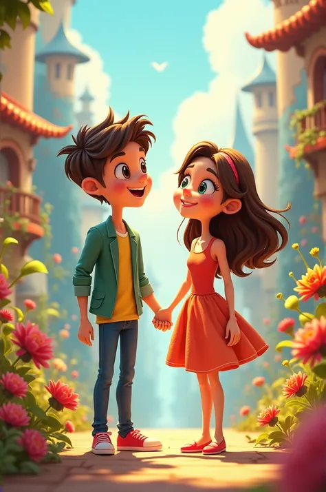 Animated couple
