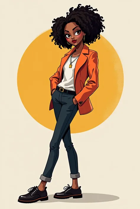 Stylish character cartoon 