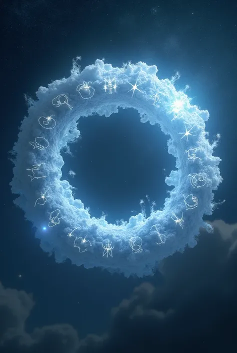 Zodiac ring clouds 