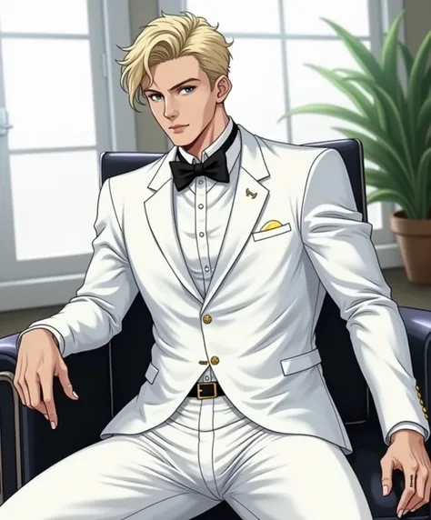 Im a boy billionaire white boy from an influential Italian mafia family. the youngest son. Any lady who looks at me will cum instantly. My presence attracts ladies to me like a magnet.

my age:18

I wear a white formal suit, a fancy bow tie, white pants an...