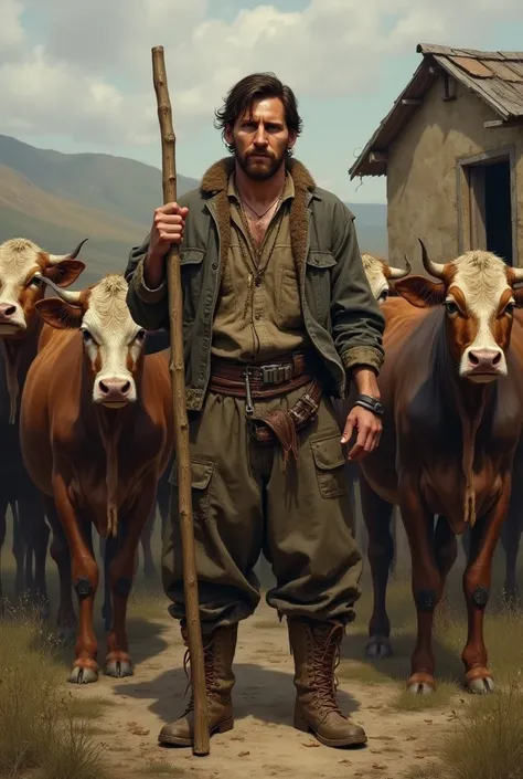 Messi as a poor cowherd.