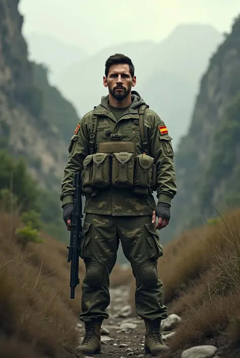 Messi as a army