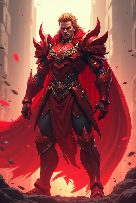 Animated photo of Red Vanguard Warrior with a sign below The Red Vanguards 