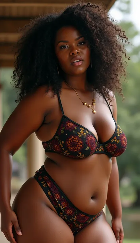 Giant african woman, tongue out, large big ass big  Curvy, 
