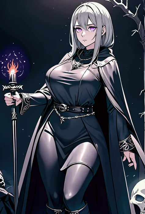 name: Elyria the Wise Age: About 30 years old Height: Tall and slim with gigantic breasts, which gives her appearance an even more imposing and seductive air. Clothing: Elyria wears a long, tight tunic, of a deep black, with dark silver gothic motifs. The ...