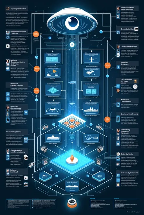 Proctor Vision Surveillance in which it includes 
Introduction 
Flow diagram 
Methodology 
And we need less information and more images for poster 