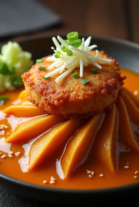 The katsu curry looks super delicious、The cutlet is crispy、A mountain of curry