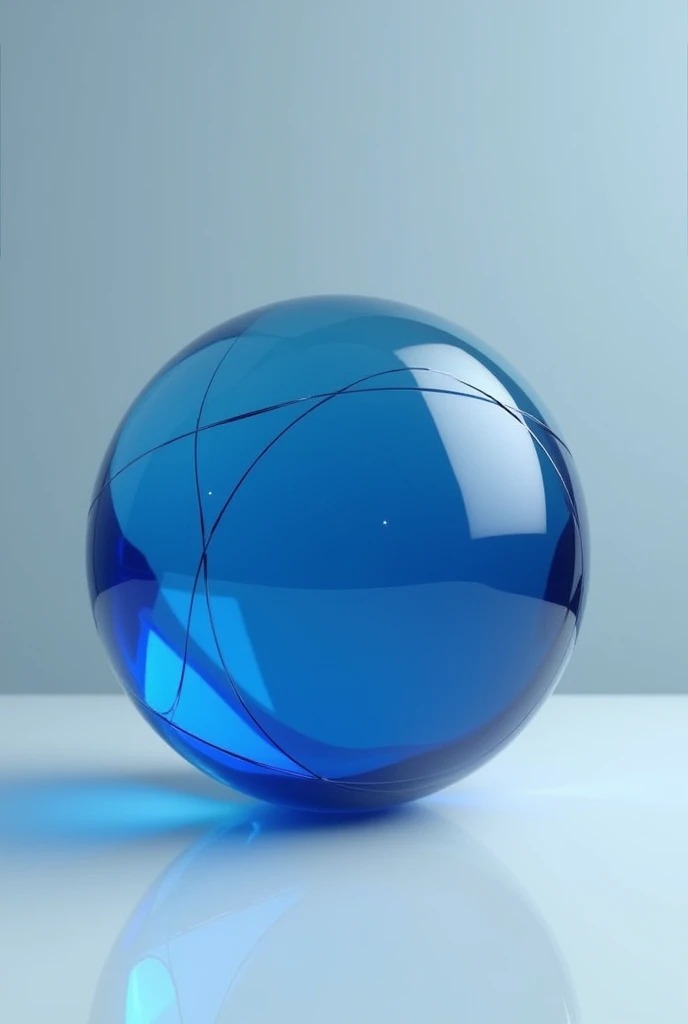 one ball beautiful decoration core blue