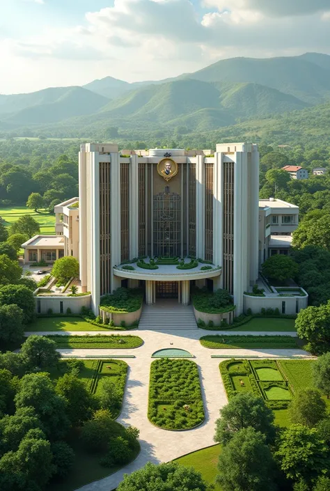 Create a smart university.
Name is "University of Farming, Mohammadpur, Magura" and with the genius persons picture on the university building. 