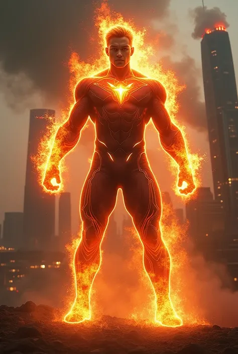 New fire power  super hero 