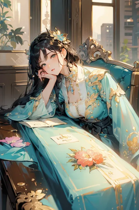 (masterpiece, Highest quality, Highest quality, Official Art, beautifully), (coffee), Very detailed,colorful,Most detailed、Cafe、On the table、Stylish