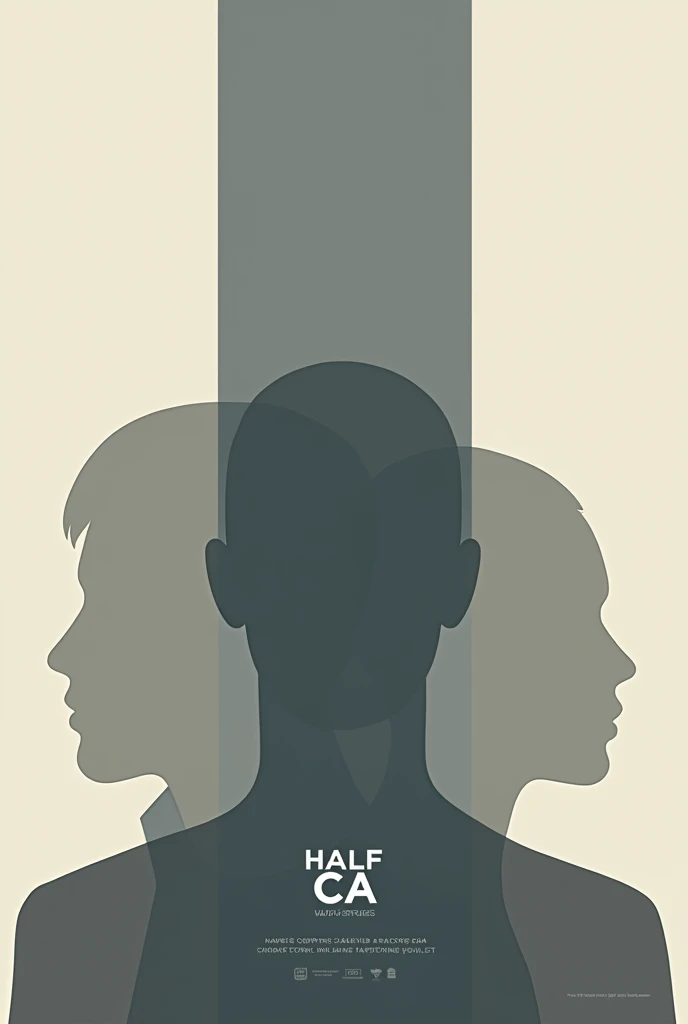 Make Half CA web series minimalist poster 