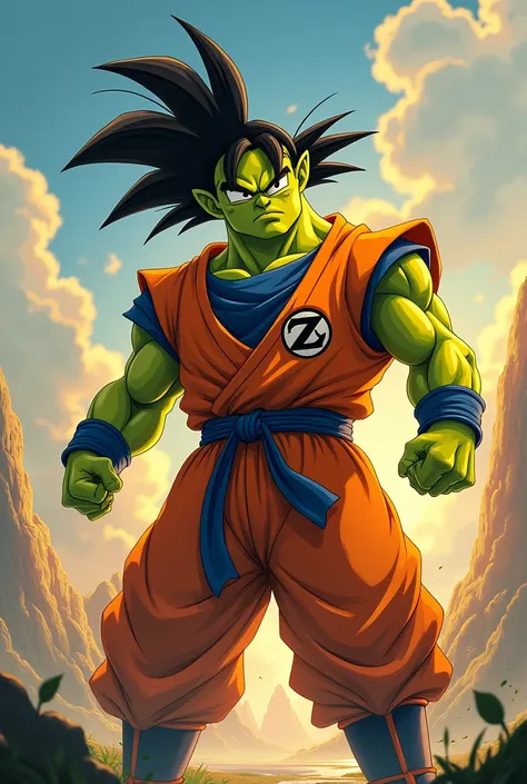 Sherek dressed as goku