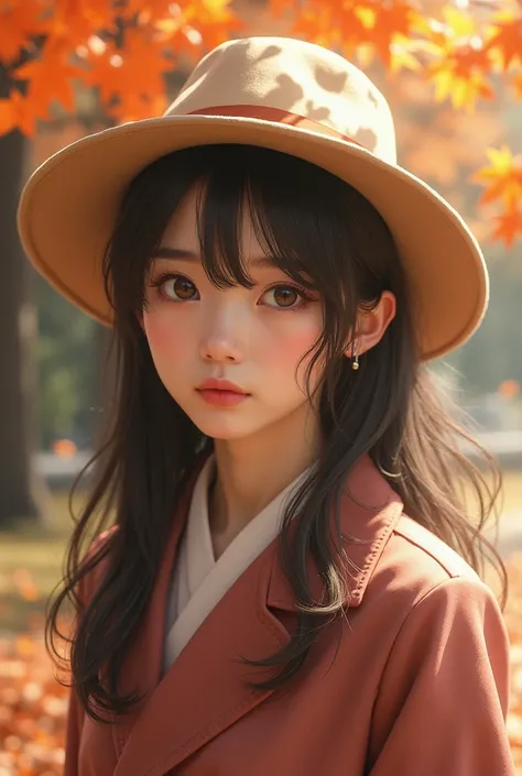 (masterpiece,Captivate:1.5,The biggest attraction for girls,High resolution,high quality)、Beautiful and realistic Japan people、The aesthetics of nature、Neat autumn clothes、 2、double eyelid、Sparkling eyes、Beautiful body、Perfect Anatomy、Perfect Hips、gravure、