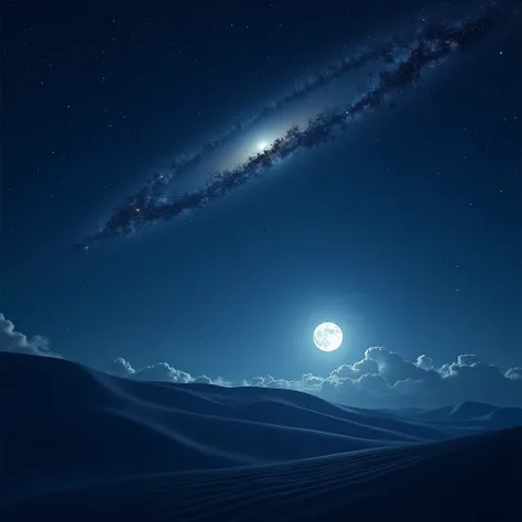 (photorealism:1.2), night with blue skies and million stars with galaxy and full moon 