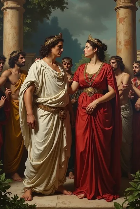 Being rejected, Phaedra lied, falsely accusing Hippolytus of having tried to dishonor her.