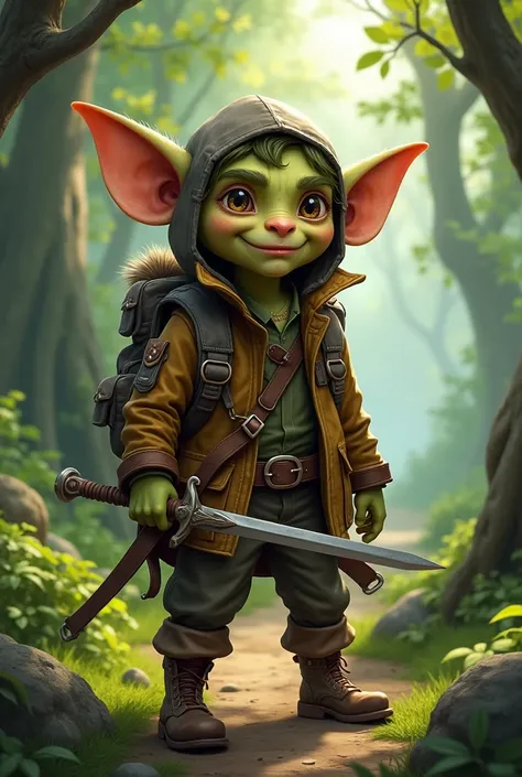 Goblin son of a human 1 friendly adventurer 