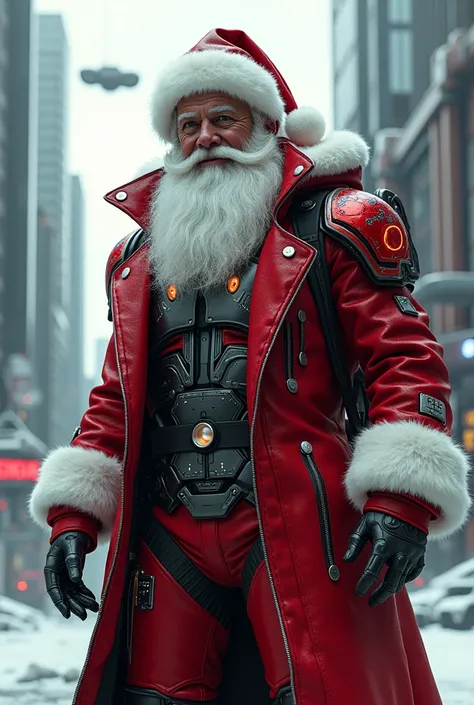 Santa Claus futuristic