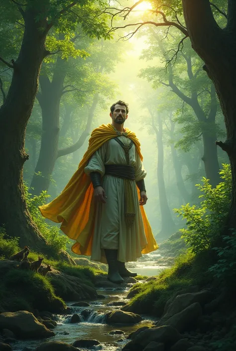 man.With your newfound powers, you become a beacon of hope in the forest, inspiring others to join you in your quest to protect its secrets and preserve its beauty.