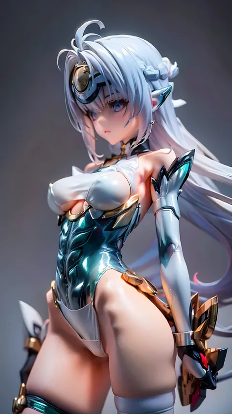 (whole body),Explain the whole,Browsing Caution,最high quality,High resolution, Very detailed,Game CG,Dutch Angle,Detailed and beautiful eyes,beautiful girl,Chest Focus,(Captivating smile), (Spread your legs), (Lift your legs), leotard，armor, Armor dress, B...