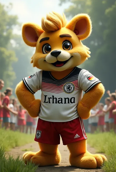 I would like a mascot for the German team, I need an easier one to do in real life, a more real one
