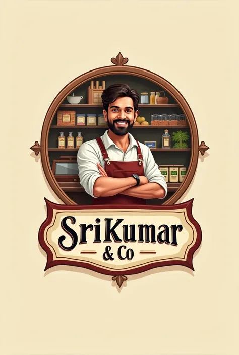 Create a logo for" Sri kumar & co" for general store 