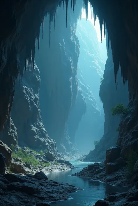 make me an animated cave background
