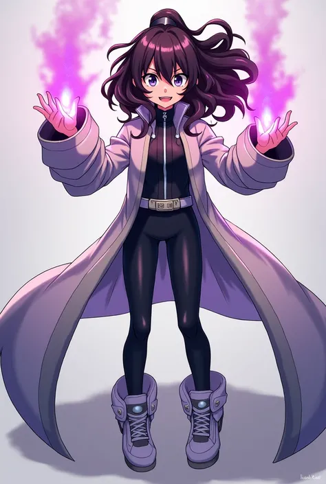 ¡Genial! Here&#39;s an idea for your OC in "Boku no Hero Academia":

**Name**: Aiko Shirazumi

**Appearance**:  
- **hair**: Straight and curly, of a dark brown tone that shines with almost purple hues under the light.  
- **fur**: king, with a healthy glo...