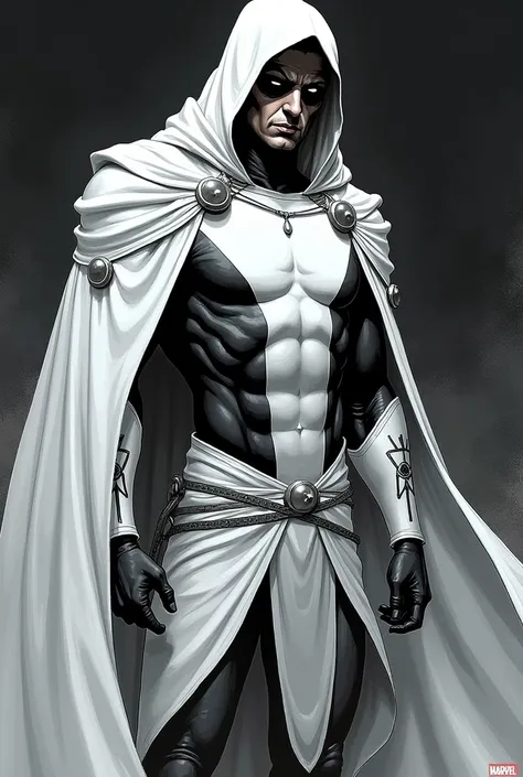 Name: Moon Knight (Marc Spector)

Background: Marc Spector is a former mercenary and fighter who faced life-threatening challenges in brutal battles. After being gravely injured in an operation and left for dead in the desert, he was rescued by the moon go...