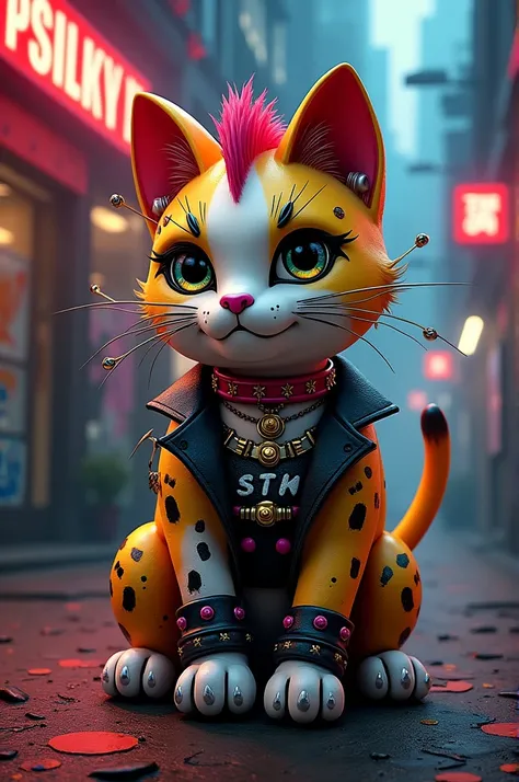 lucky cat punk version