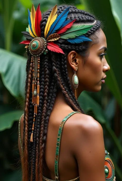 Hair idea with Brazilian folklore theme for 