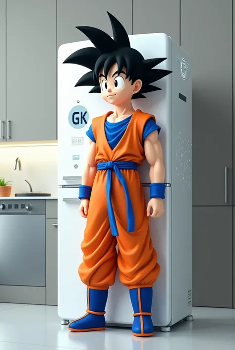 Goku as a refrigerator 

