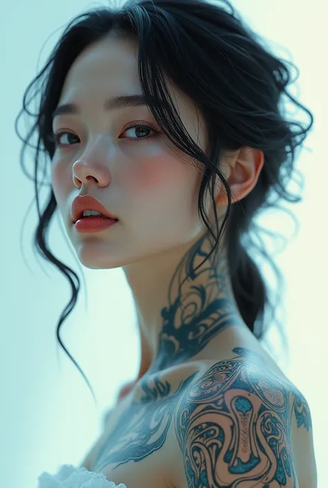 One ai tattoo girl video