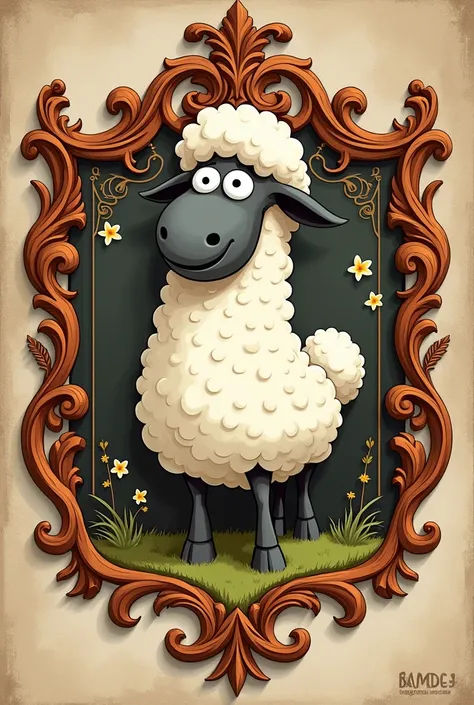 Make a brotherhood crest and put the character Shaun the Sheep on it. 