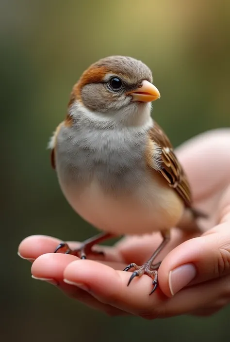 (photorealism:1.2), bird getting pat