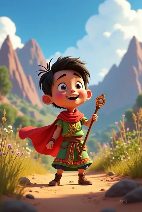 Mateo el Brillante is a Bolivian cartoon character from the highlands "anime" in biblical teaching, for children aged 5-7 years