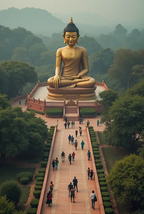 "Describe the historical and religious significance of the places of the birth, enlightenment, and death of the Buddha and explain why these places are important pilgrim destinations around the world."