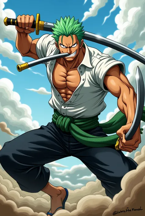 Personagem Zoro de One piece 