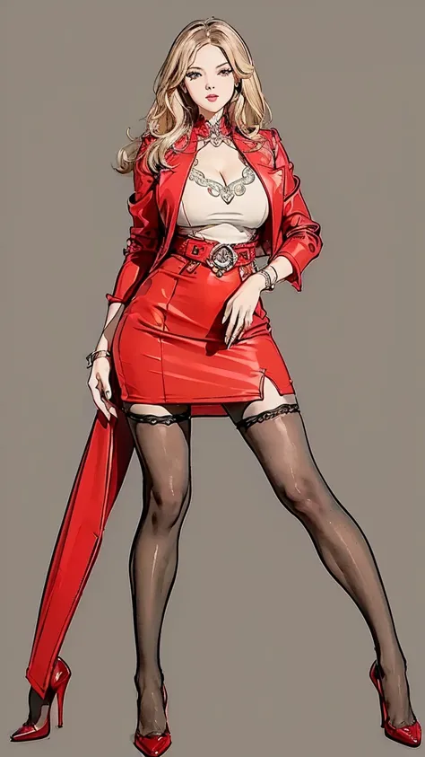 ((best quality,4k,highres,masterpiece:1.2)),((character concept art)), 1 female, age 24. Known for her provocative style and high sexual desire, Ashley embodies the role of a dynamic and captivating anchorwoman. Her body language is as commanding as her lo...