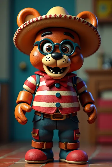 Freddy Fazbear dressed as Chavo del 8