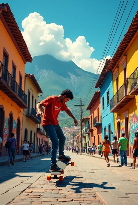 Images of skate boarding in Ecuador 