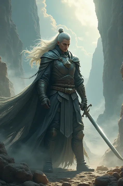 Jong – The Swordsman God**
- **kor**: 28 years - **Appearance**: tall and muscular, with long, silver hair that shines in the sunlight. He wears light armor that allows agile movements and a cape that symbolizes his royalty..
- **Personalidade**: noble and...