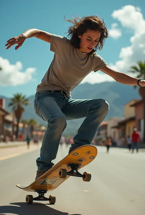 Real Ecuador skate board images as if it were photography 