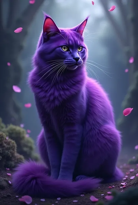 Purple cat