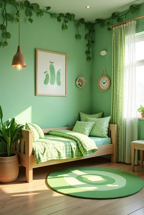 Cucumber themed room, from a 3 year old girl