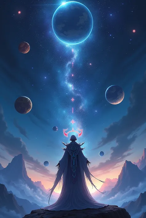 Momoshiki Ōtsutsuki observing the planets